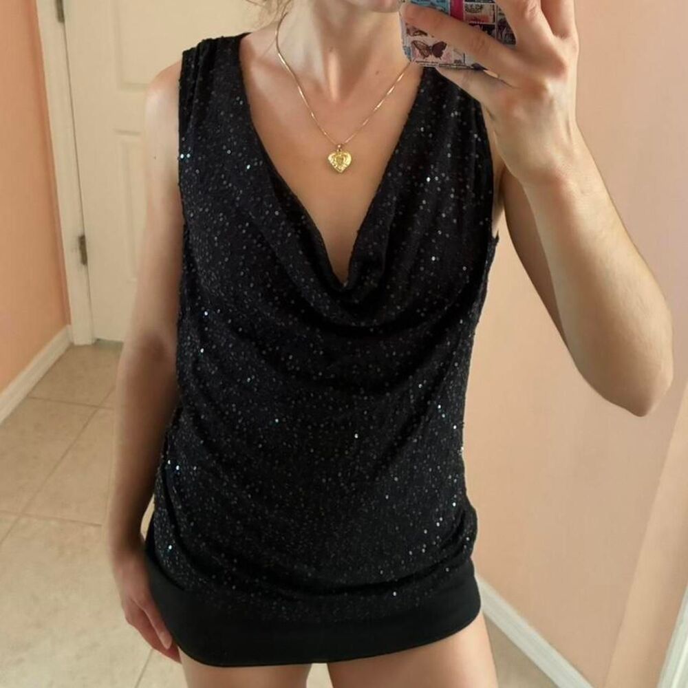 Charter-club Women's Black and Navy Vest